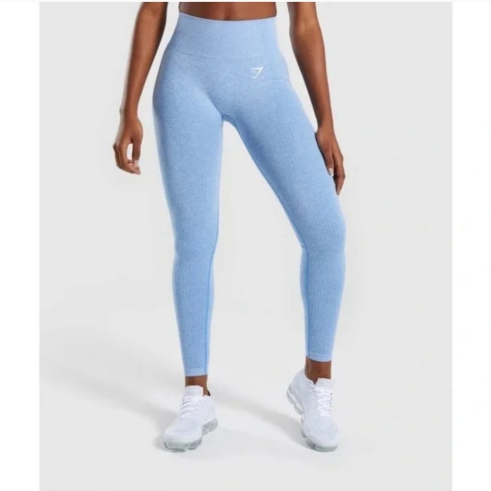 Gymshark vital seamless leggings size small powder blue